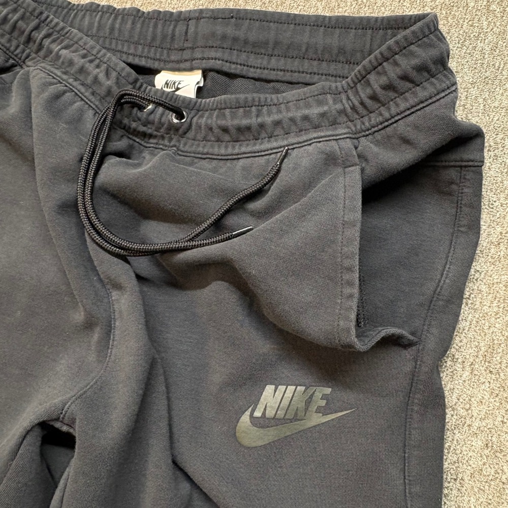 Nike Mens Tech Fleece Joggers Black Tapered Sweatpants Small CU4495-010 - Picture 10 of 12